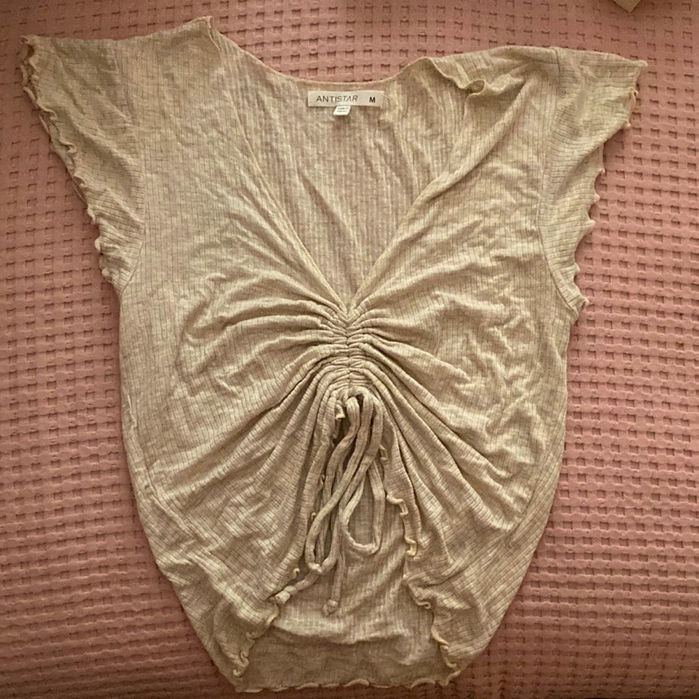 Cream Blouse/Crop top